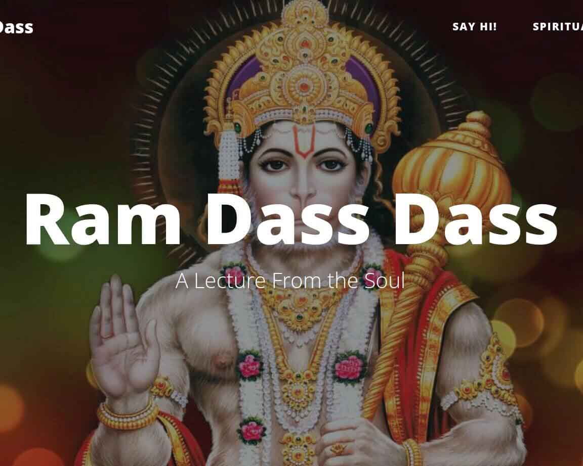 Image of landing page of the project.